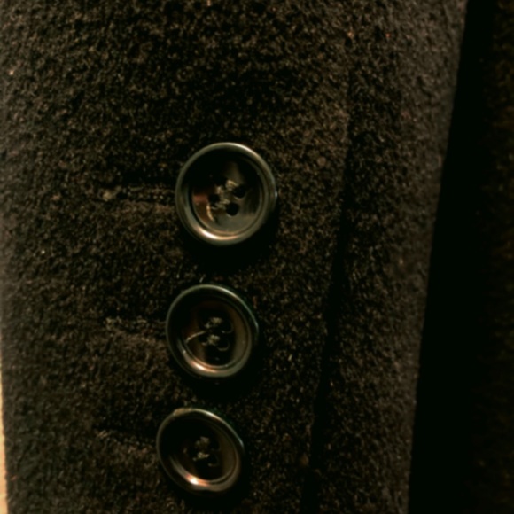 Classic Brooks Brothers women’s black wool coat - Picture 5 of 6